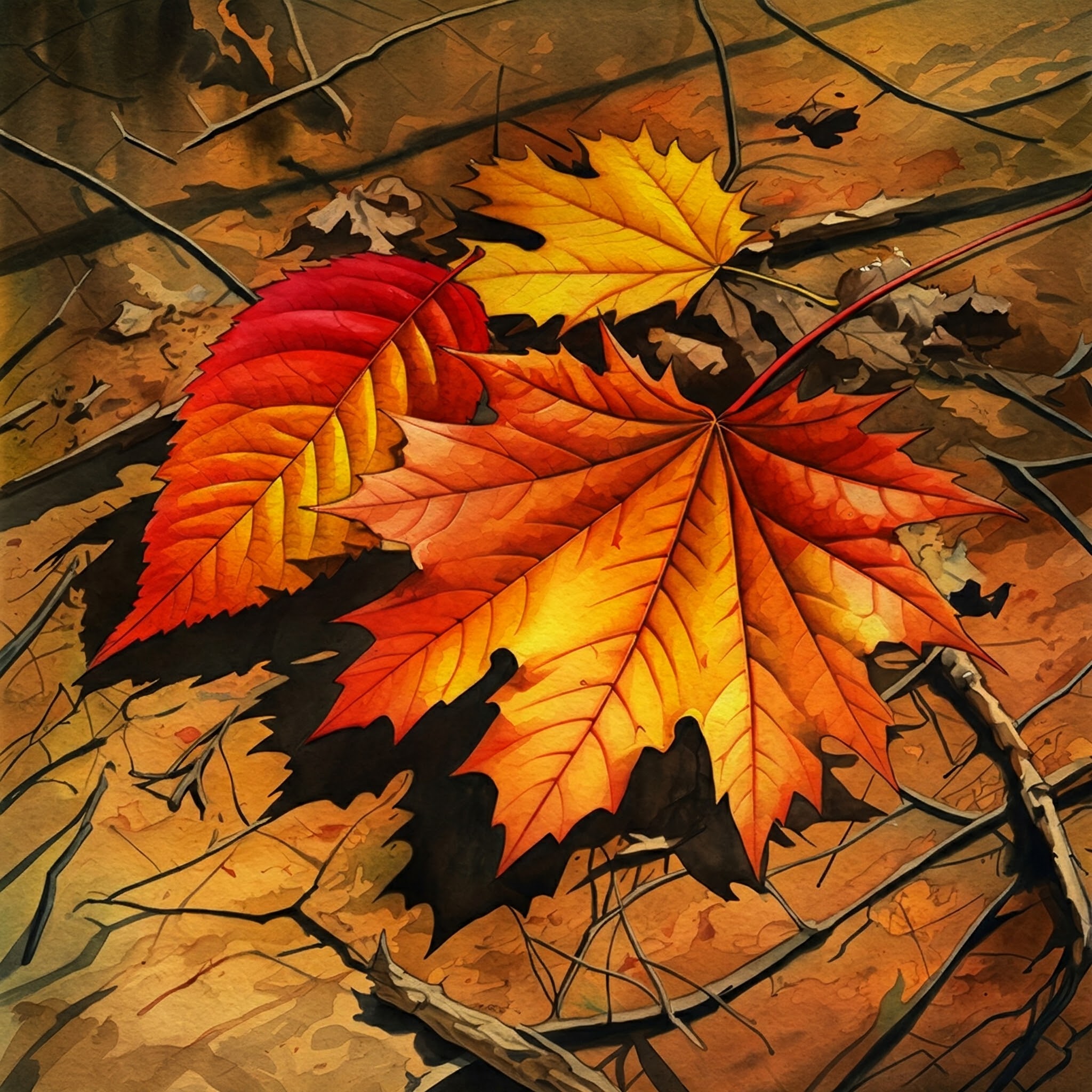 Autumn leaves